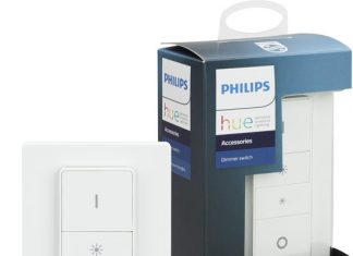 Beste Philips Hue Schakelaar Opties Philips Hue dimmer switch in verpakking en uit de verpakking